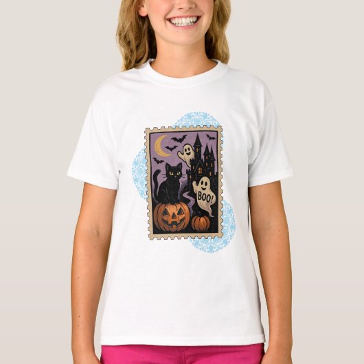 ハロウィーンお祝い Tシャツ (正面)