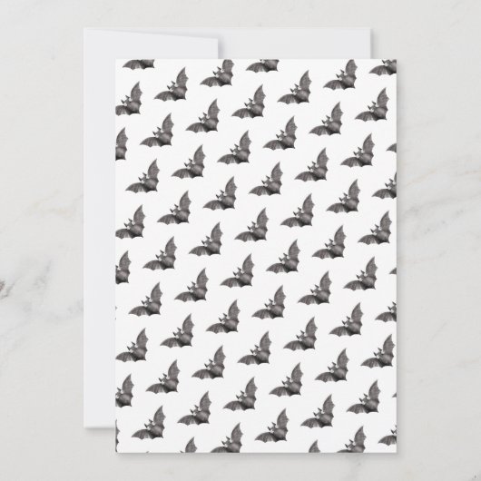 ハロウィーンかかしをテーマにしたパーティー 招待状 (裏面)