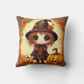 ハロウィーンかかし1 クッション (裏面)