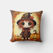 ハロウィーンかかし1 クッション (正面)