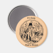 ハロウィーンかかしNo Brain Magnet マグネット (正面/裏面)