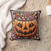 ハロウィーンかぼちゃかご枕 クッション (ブランケット)