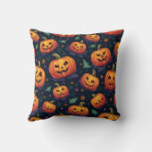ハロウィーンかぼちゃ模様ピロークッション クッション (裏面)