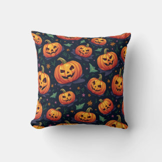 ハロウィーンかぼちゃ模様ピロークッション クッション