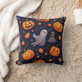 ハロウィーンかぼちゃ模様ピロークッション クッション (ブランケット)