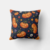 ハロウィーンかぼちゃ模様ピロークッション クッション (裏面)