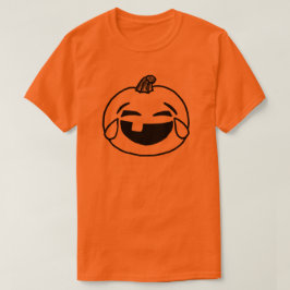 ハロウィーンかぼちゃ絵文字シャツ笑い絵文字グループ Tシャツ