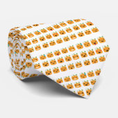 ハロウィーンかぼちゃ絵文字 ネクタイ (ロール)