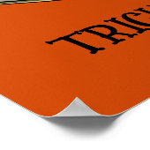 ハロウィーンかわいいおもしろいお洒落スカル ポスター (角)