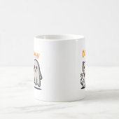 ハロウィーンかわいいが不気味な幽霊&キャットコーヒーマグ コーヒーマグカップ (中央)