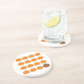 ハロウィーンかわいいカボチャのパッチ コースター (側面)