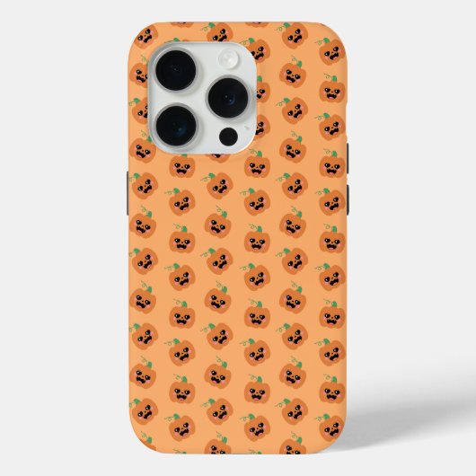 ハロウィーンかわいいカボチャ模様 Case-Mate iPhoneケース (裏面)