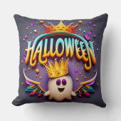 ハロウィーンかわいいキング幽霊装飾用クッション クッション (正面)