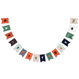 ハロウィーンかわいいグレムリン誕生日パーティー映画の夜 バンティングフラッグ