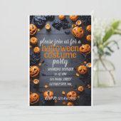 ハロウィーンかわいいコスチュームパーティー 招待状 (スタンド正面)