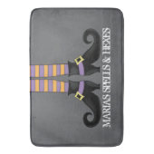 ハロウィーンかわいいシックお洒落な魔女の靴 バスマット (正面縦)