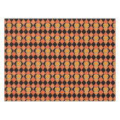 ハロウィーンかわいいジャック・オ・ランタンアーガイル テーブルクロス (正面(横))