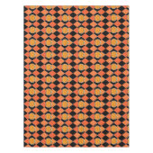 ハロウィーンかわいいジャック・オ・ランタンアーガイル テーブルクロス (正面)