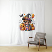 ハロウィーンかわいいハイランドカウズ タペストリー (インサイチュ)