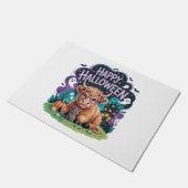 ハロウィーンかわいいハイランドカウズ(2) ドアマット (アングル)