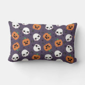 ハロウィーンかわいいパターン ランバークッション (裏面)