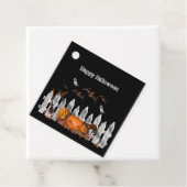 ハロウィーンかわいい不気味ギフトメッセージカード フェイバータグ (インサイチュ)