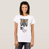 ハロウィーンかわいい妊娠 Tシャツ (正面フル)