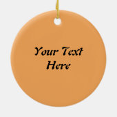 ハロウィーンかわいい子猫ウィッチとカボチャの友人 セラミックオーナメント (裏面)