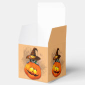 ハロウィーンかわいい子猫ウィッチとカボチャの友人 フェイバーボックス (オープン)