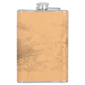 ハロウィーンかわいい子猫ウィッチとカボチャの友人 フラスク (裏面)