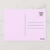 ハロウィーンかわいい小幽霊バイザウィンドハガキ ポストカード (裏面)