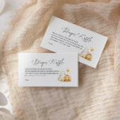 ハロウィーンかわいい幽霊かぼちゃおむつラッフル エンクロージャーカード