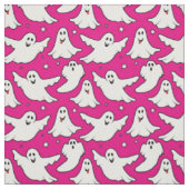 ハロウィーンかわいい幽霊の模様（ピンク） ファブリック (見本)