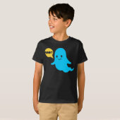 ハロウィーンかわいい幽霊ブー Tシャツ (正面フル)