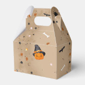ハロウィーンかわいい幽霊ベビーシャワー フェイバーボックス (裏面サイド)