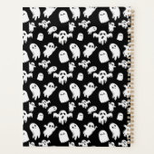 ハロウィーンかわいい幽霊柄 プランナー手帳 (裏面)