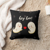 ハロウィーンかわいい幽霊heyブー秋不気味スローパイ クッション (ブランケット)