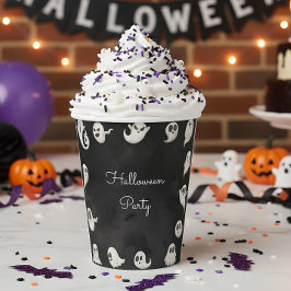 ハロウィーンかわいい怖い幽霊パーティー 紙コップ