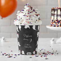 ハロウィーンかわいい怖い幽霊女の子の誕生日パーティー