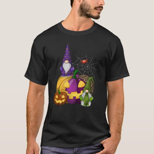 ハロウィーンかわいい格言ハロウィーンのコスチュームかぼちゃ Tシャツ (正面)