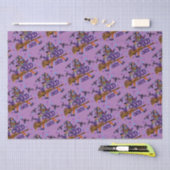 ハロウィーンかわいい邪悪な魔女 薄葉紙 (クラフト)