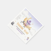 ハロウィーンかわいい魔女バースデーパーティー スタンダードカクテルナプキン (角)