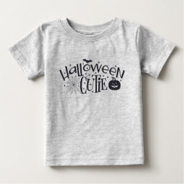 ハロウィーンかわいこちゃん – ブラックシルエット ベビーTシャツ