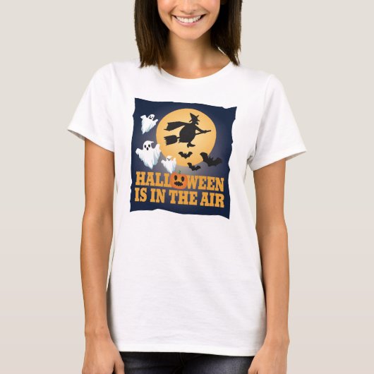 ハロウィーンがやってくる Tシャツ (正面)