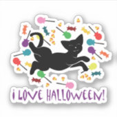 ハロウィーンが大好き！ シール (正面)