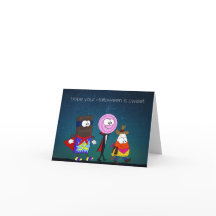 ハロウィーンが甘いカードであることを願う