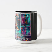 ハロウィーンが集まる ツートーンマグカップ (正面右)