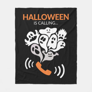 ハロウィーンが面白いハロウィンブー幽霊を呼び出す フリースブランケット