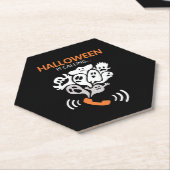 ハロウィーンが面白いハロウィンブー幽霊を呼び出す ペーパーコースター (アングル)