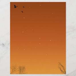 ハロウィーンこうもりと木